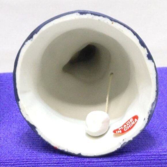 Santa Bell Ceramic Hand Painted Gift Collection Original Box Vintage EUC - Picture 5 of 8